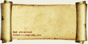 Omilj Jakovljević vizit kartica